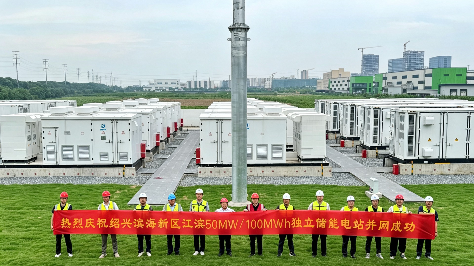 滨海新区首座储能项目并网成功
